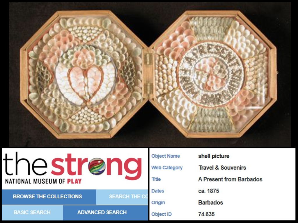 A Present from Barbados Sailors Valentine – The Strong Collection