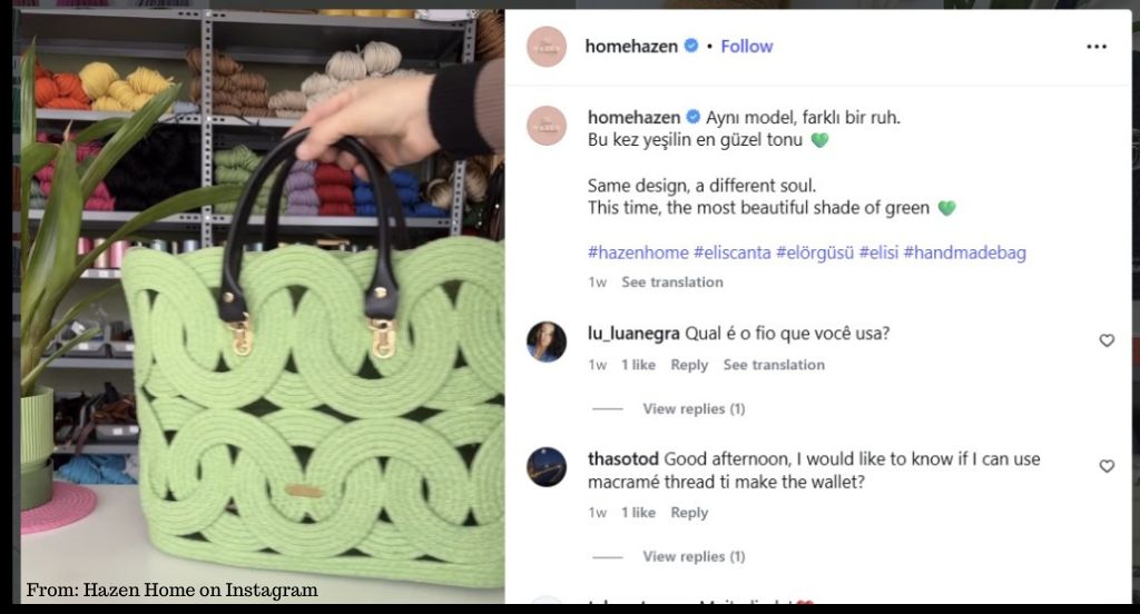 Coiled Rope Handbag by Hazen Home – from Instagram