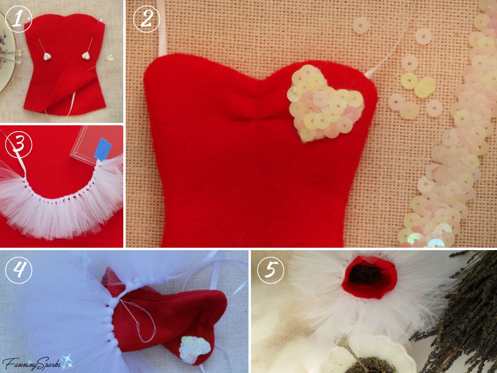 Froufrou Sachet - Process Steps   @FanningSparks