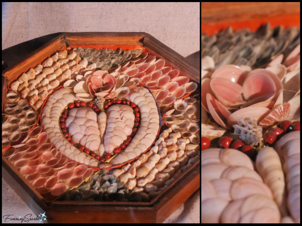 Heart and Rose Details Sailors Valentine 1 – Maritime Museum of the Atlantic   @FanningSparks