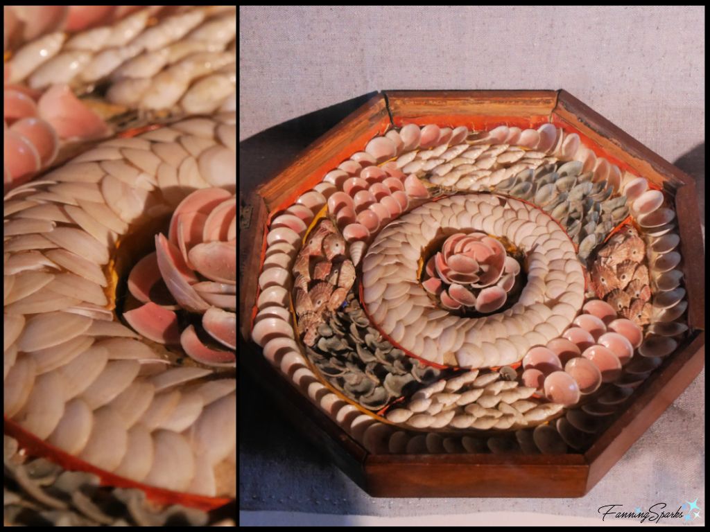 Heart and Rose Details Sailors Valentine 2 – Maritime Museum of the Atlantic   @FanningSparks