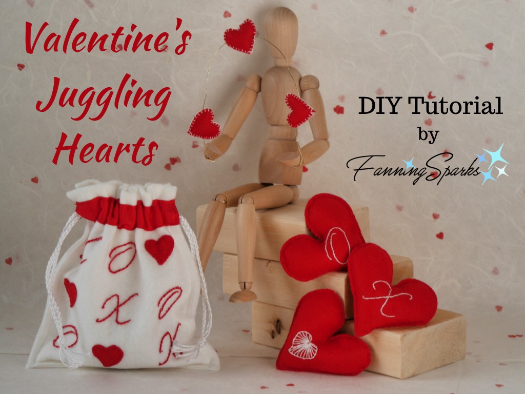 Valentines Juggling Hearts DIY Tutorial Pin   @FanningSparks