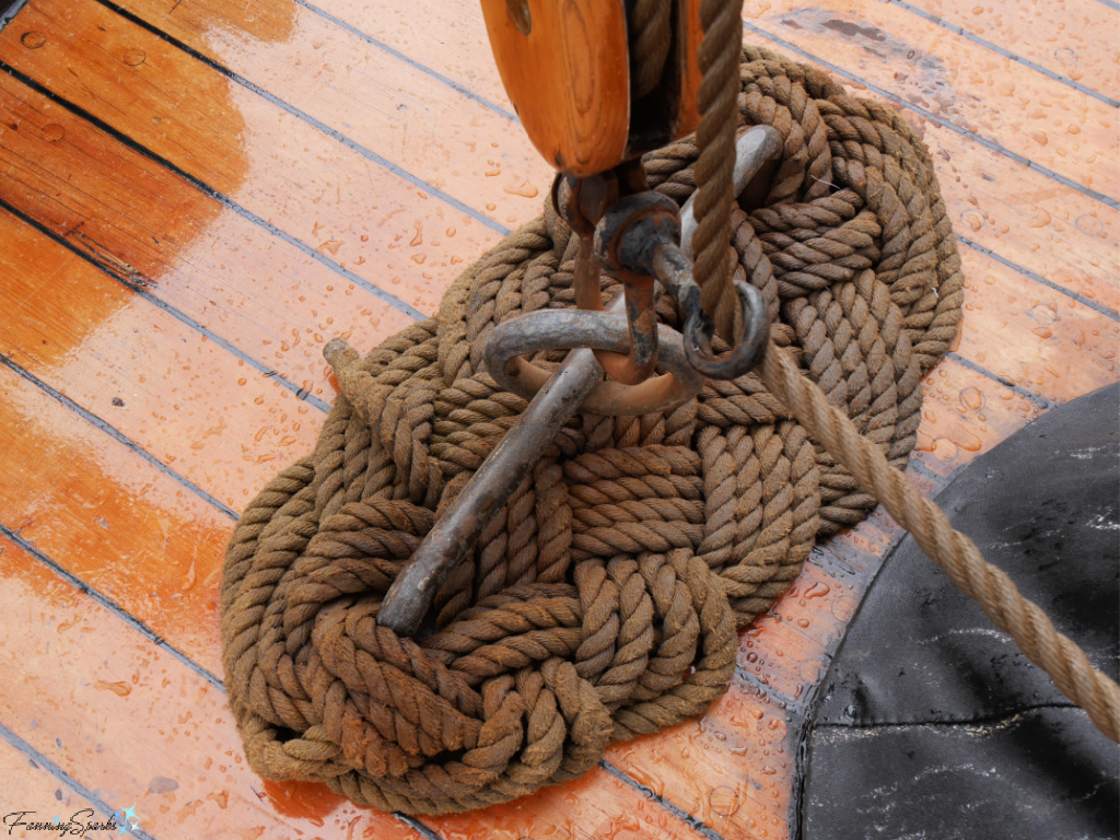 Sailors Rope Mat on Bluenose II @FanningSparks