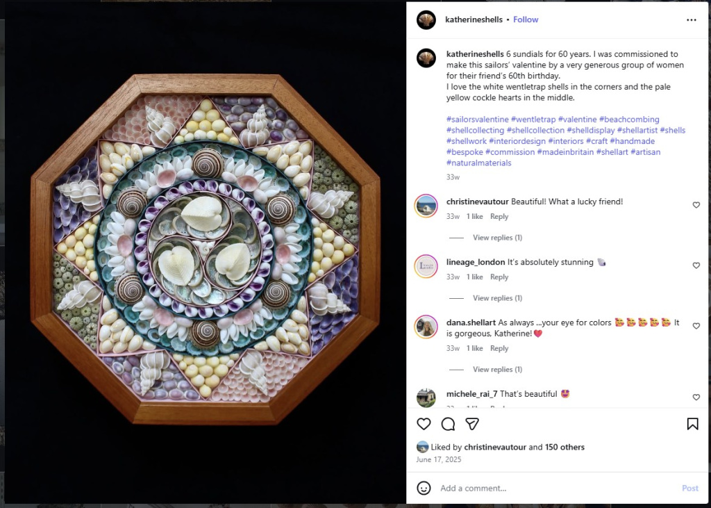 Sailors Valentine by Katherine Shells - from Insta