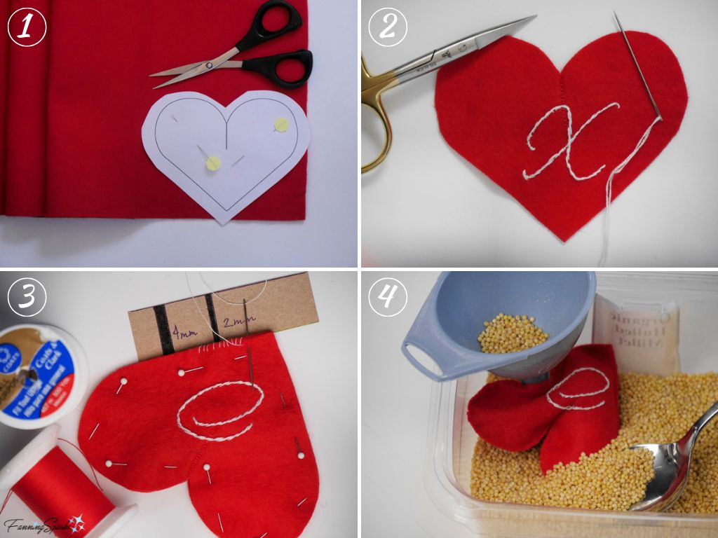 Valentine’s Juggling Hearts – Process Steps A   @FanningSparks