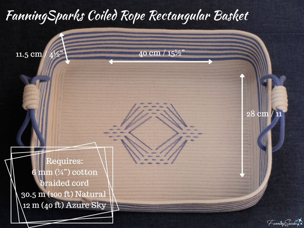 FanningSparks Coiled Rope Rectangular Basket Pin @FanningSparks