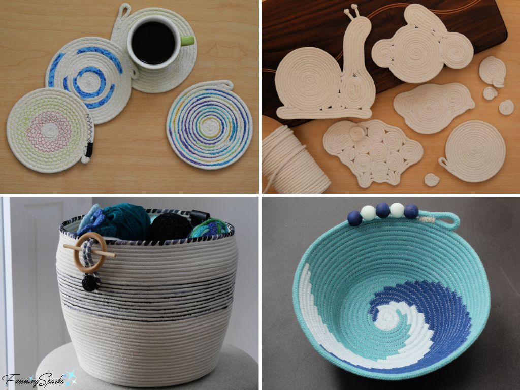 My Completed Spiral-Based Coiled Rope Projects @FanningSparks