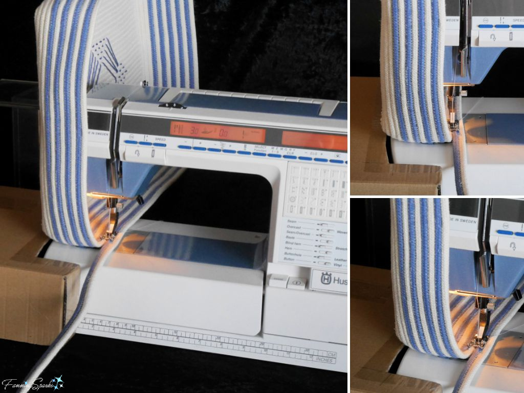 Positioning Basket for Sides of Coiled Rope Rectangular Basket @FanningSparks