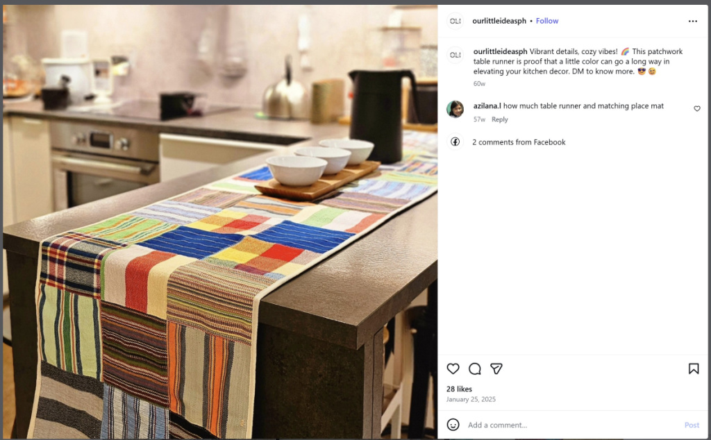 Table Runner Patchwork by Our Little Ideas - from Insta