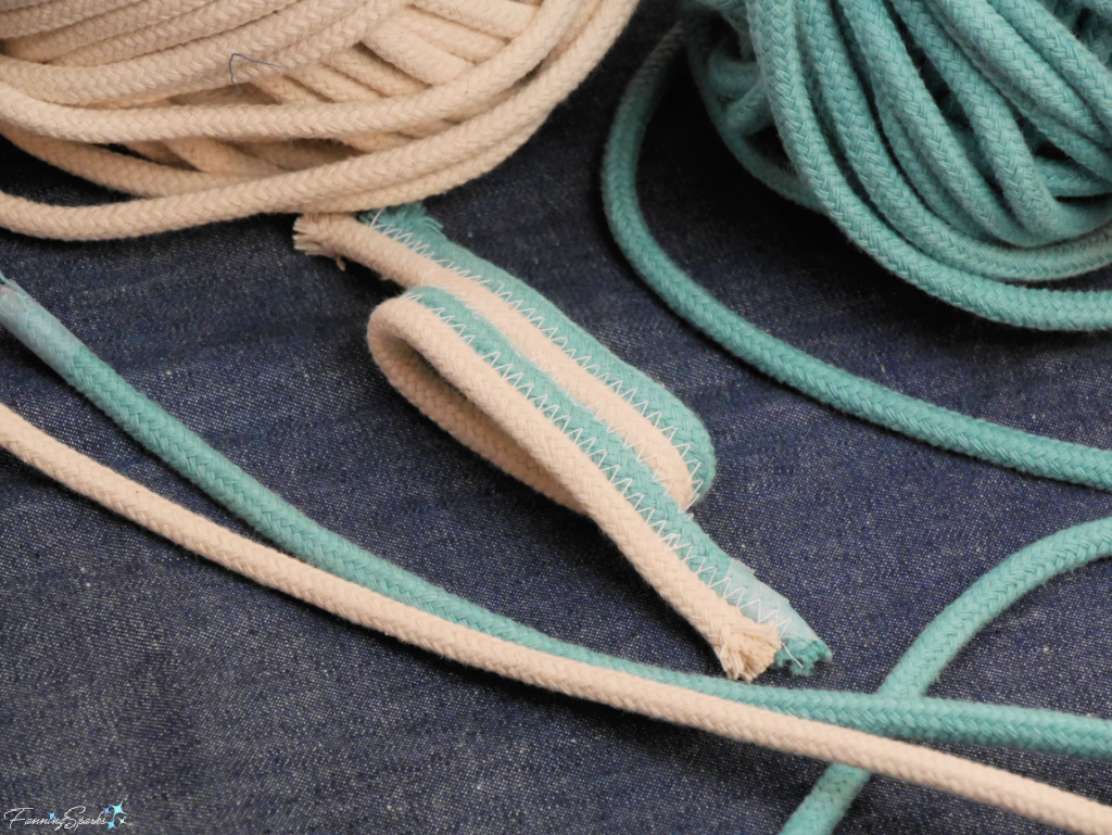 Testing Pre-Sewing Two-Color Striped Rope @FanningSparks