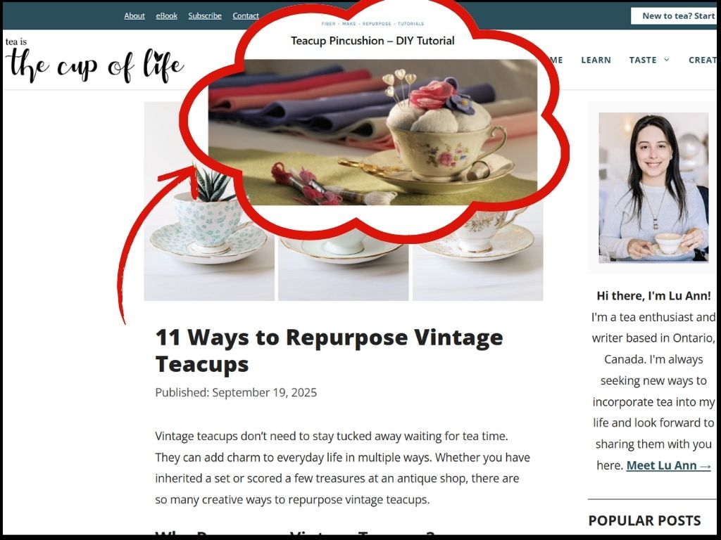 The Cup of Life Links to FanningSparks   @FanningSparks    