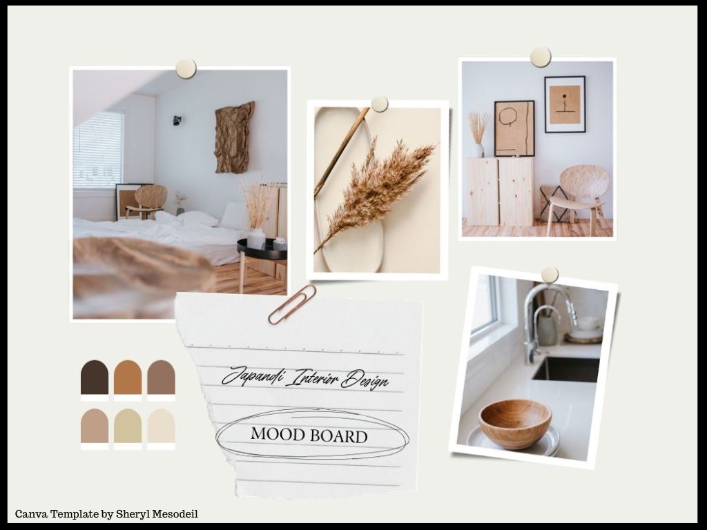Japandi Interior Design Mood Board by Sheryl Mesodeil 