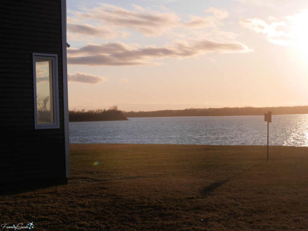 My New Tree Swallow Nest Box on the Lawn at Sunrise Trail House   @FanningSparks