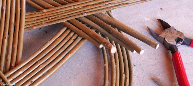 My Tatza Willow Basket in Progress fea @FanningSparks