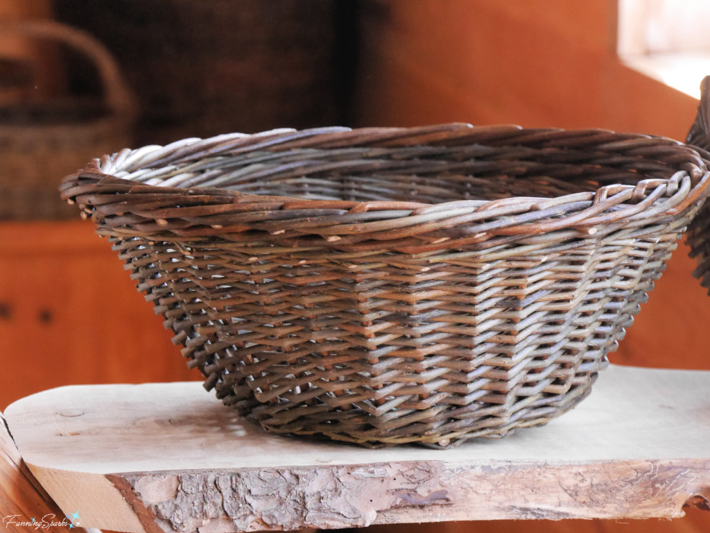 Oval Willow Basket at Willows Bend Collective Workshop   @FanningSparks
