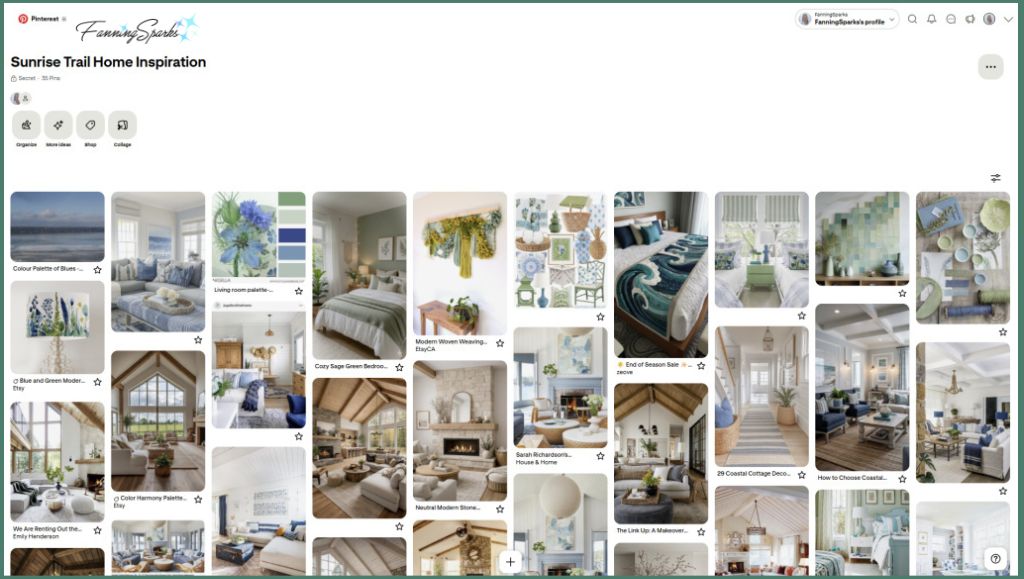 Sunrise Trail Home Inspiration - Pinterest Board