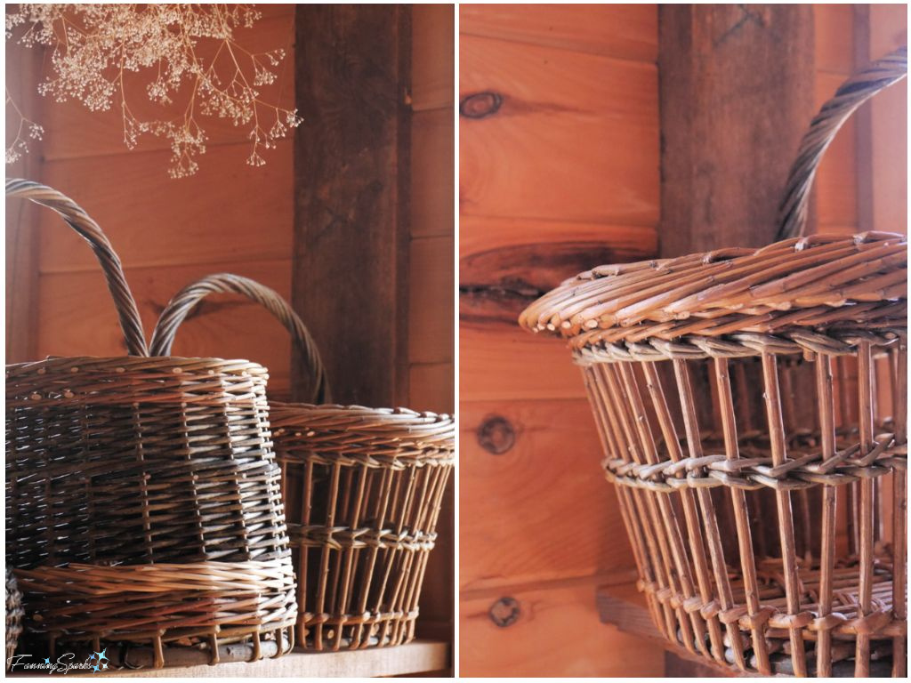 Willow Baskets on Display 2 at Willows Bend Collective Workshop   @FanningSparks