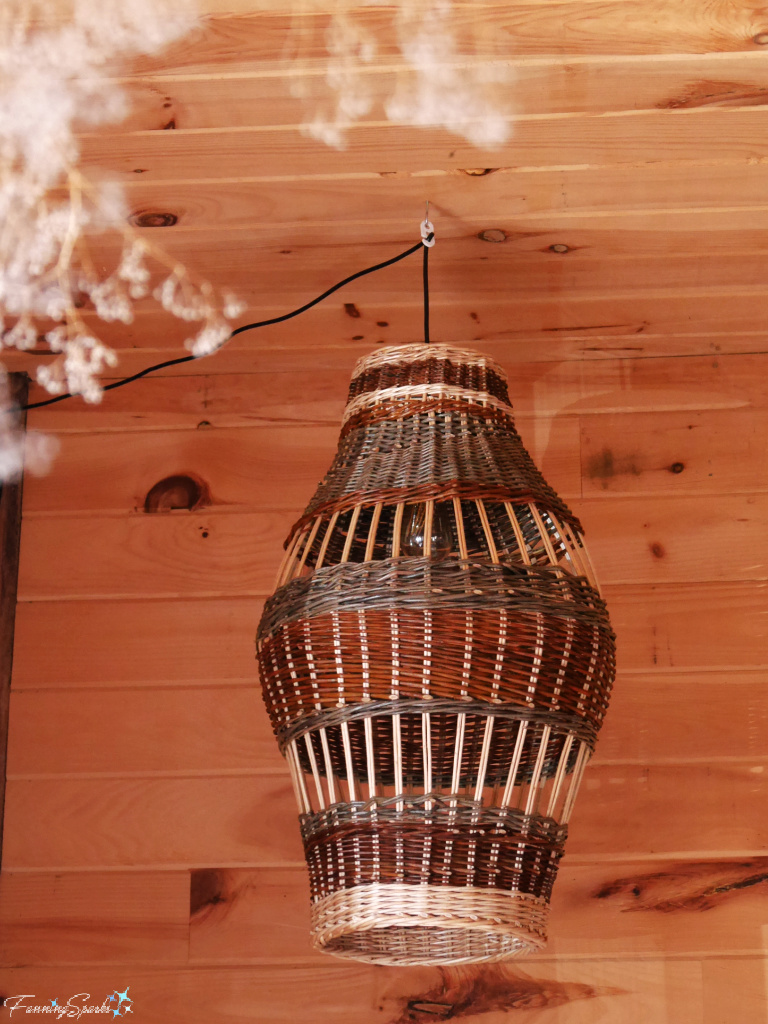Woven Willow Lampshade at Willows Bend Collective Workshop   @FanningSparks
