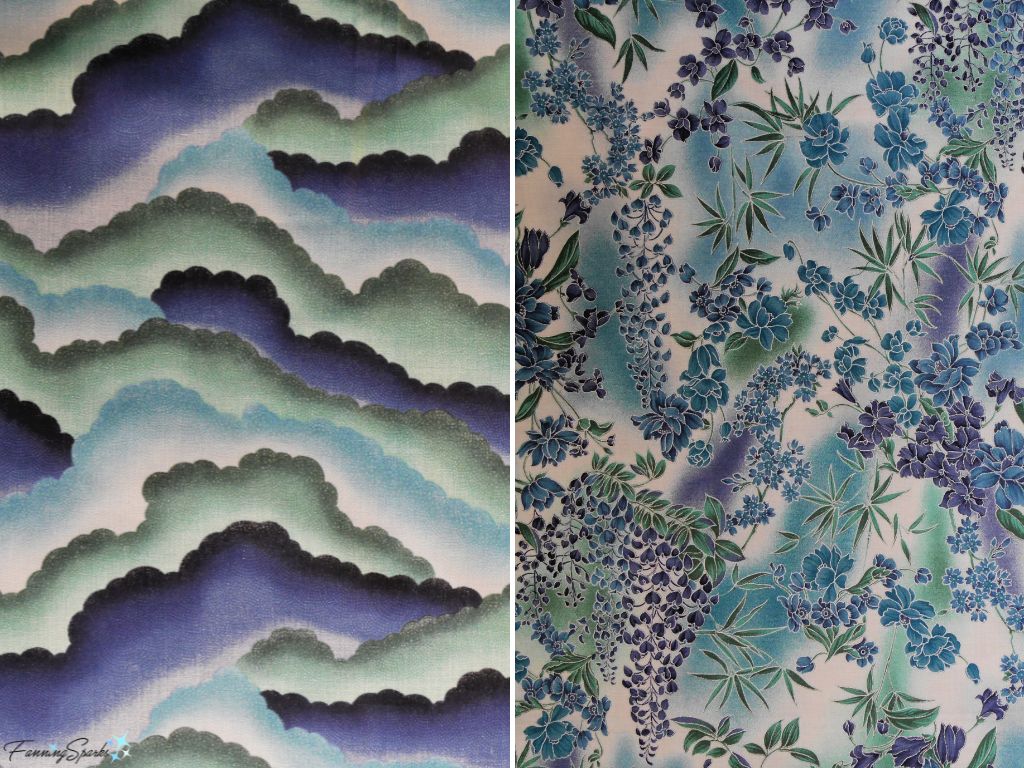 Fabrics from Kimono Collection from Hoffman International Fabrics   @FanningSparks