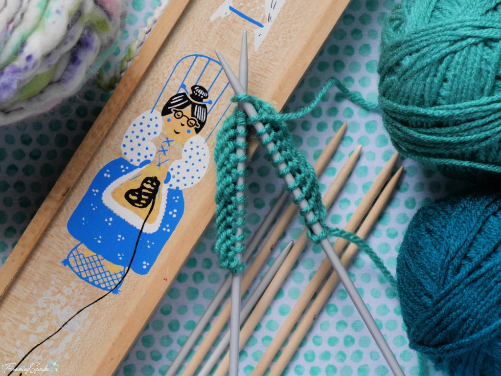 Knitting as a Grandma Hobby   @FanningSparks