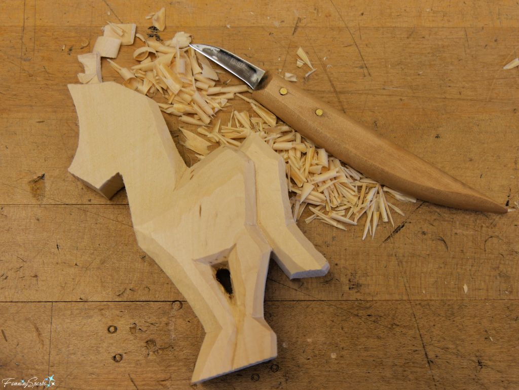 My Flat-Plane Carving of Horse in Progress   @FanningSparks