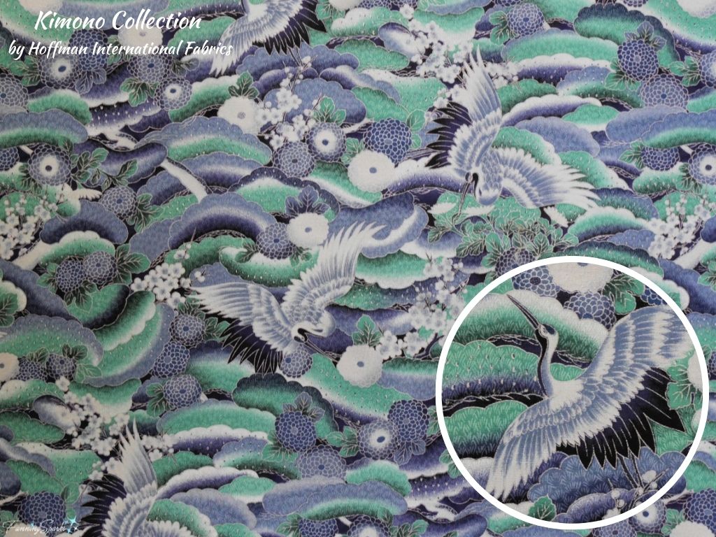 My Hero Fabric from Kimono Collection from Hoffman International Fabrics   @FanningSparks