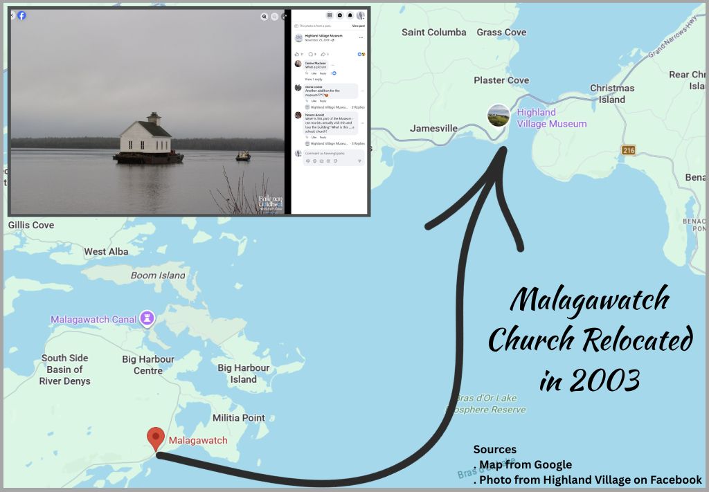 Church Relocated from Malagawatch to Highland Village in Iona @FanningSparks