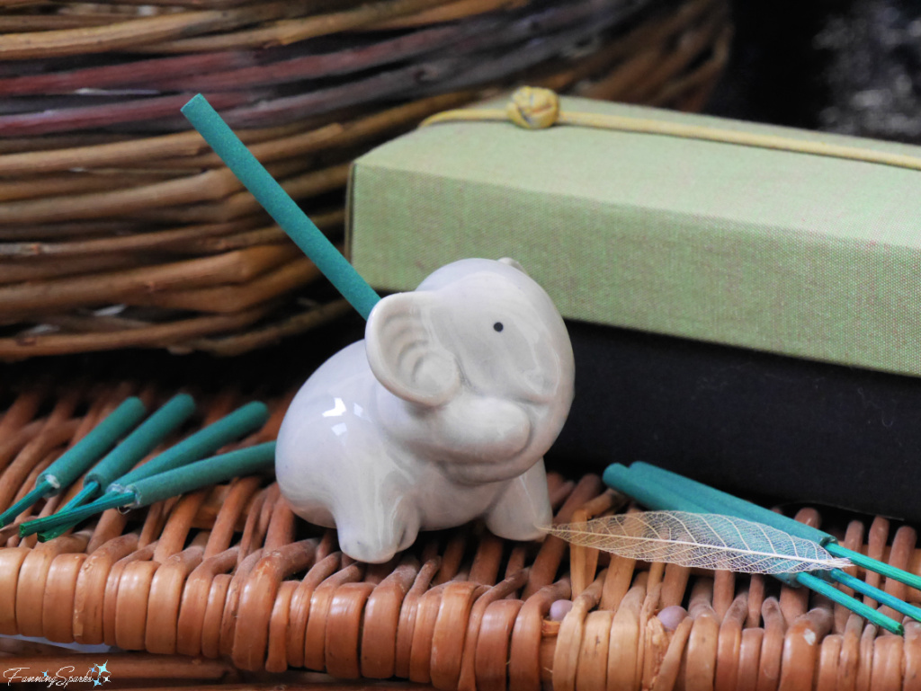 Cute Elephant Incense Holder @FanningSparks