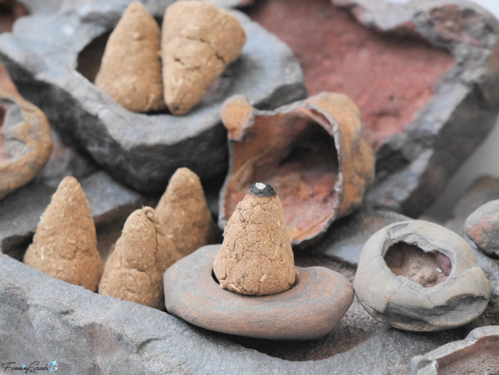 Handmade Incense Cone with my Hollowed Stone Collection @FanningSparks