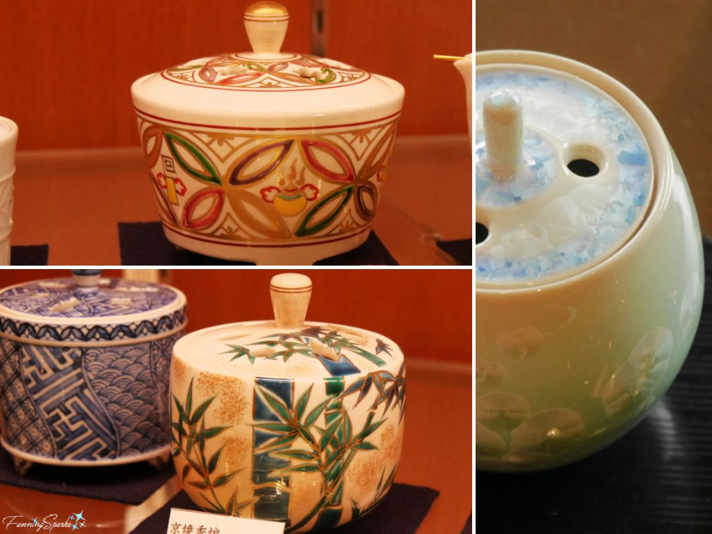 Incense Bowls at Yamadamatsu Incense-Wood in Kyoto Japan @FanningSparks