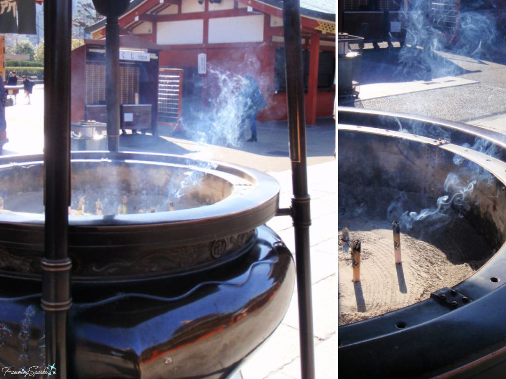 Incense Burning at Sensō-ji Temple in Tokyo Japan @FanningSparks