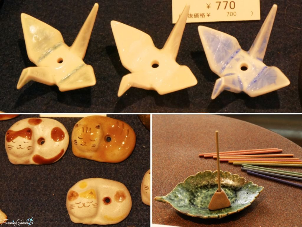 Incense Holders at Yamadamatsu Incense-Wood in Kyoto Japan @FanningSparks
