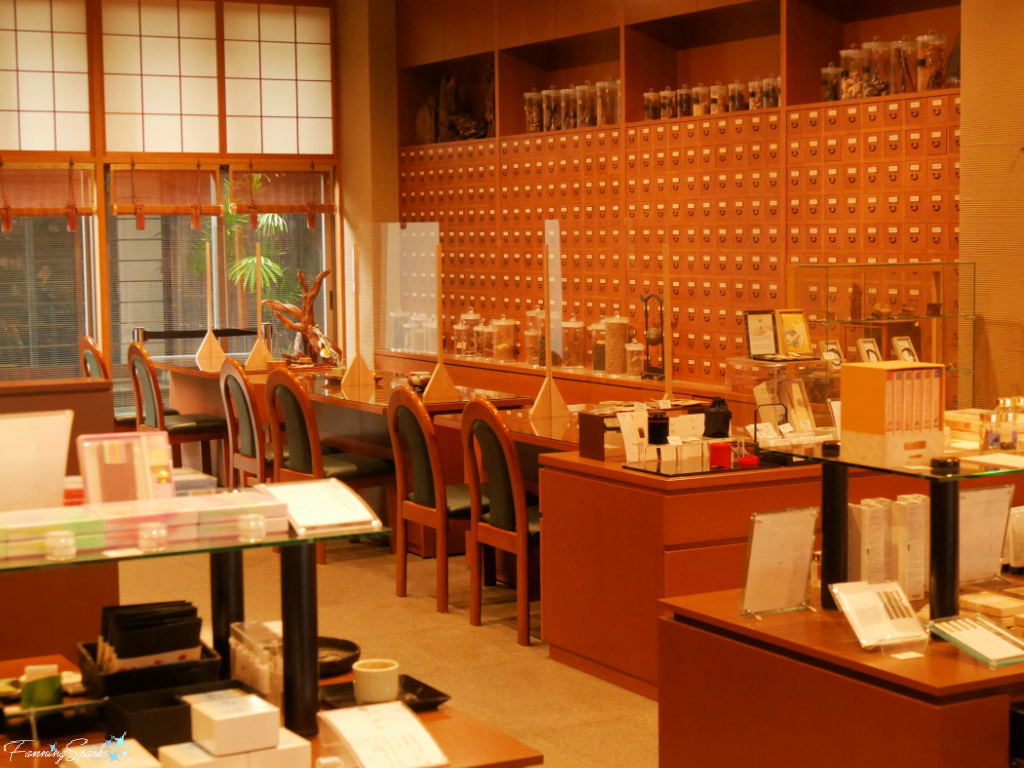 Incense Listening Workshop Area Yamadamatsu Incense-Wood Shop in Kyoto @FanningSparks