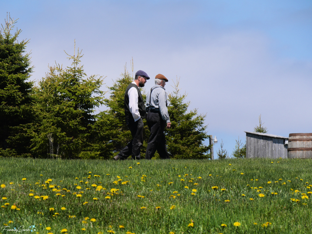Men Walking in Highland Village @FanningSparks