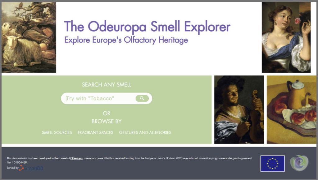 Odeuropa Smell Explorer - Main Page