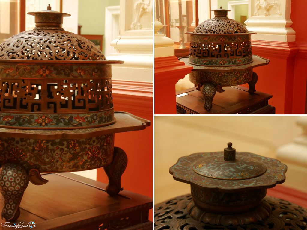 Qing Dynasty Ritual Tripod Incense Burner from Smith Art Museum in Springfield MA @FanningSparks