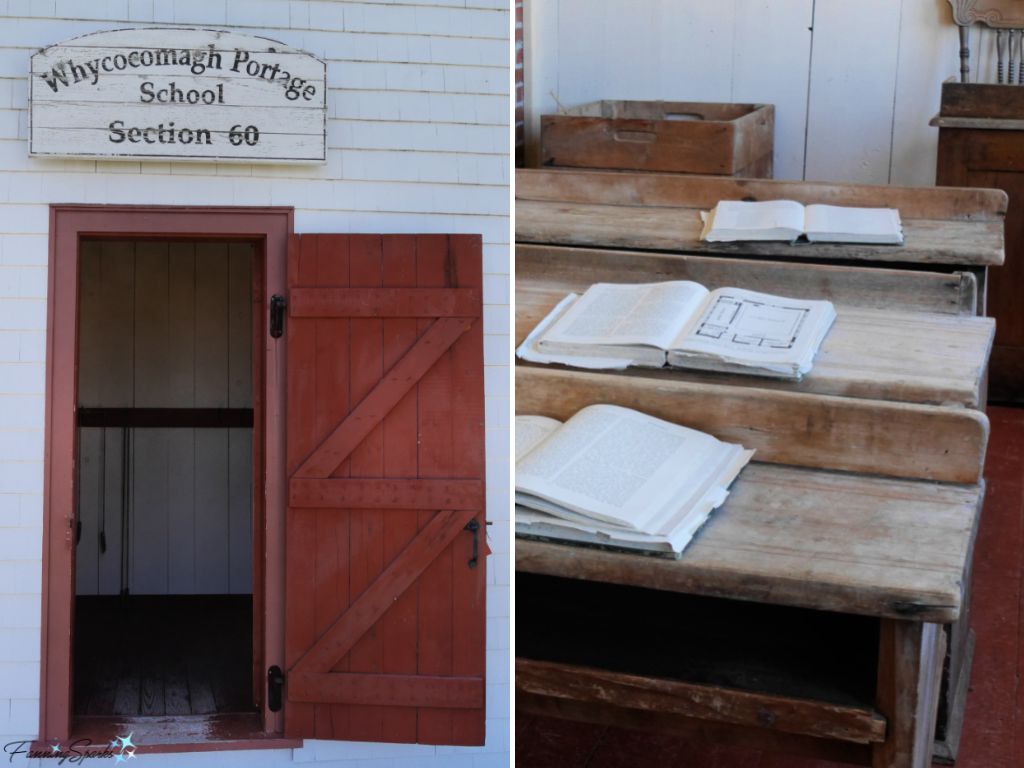 Whycocomagh Portage Schoolhouse at Highland Village @FanningSparks