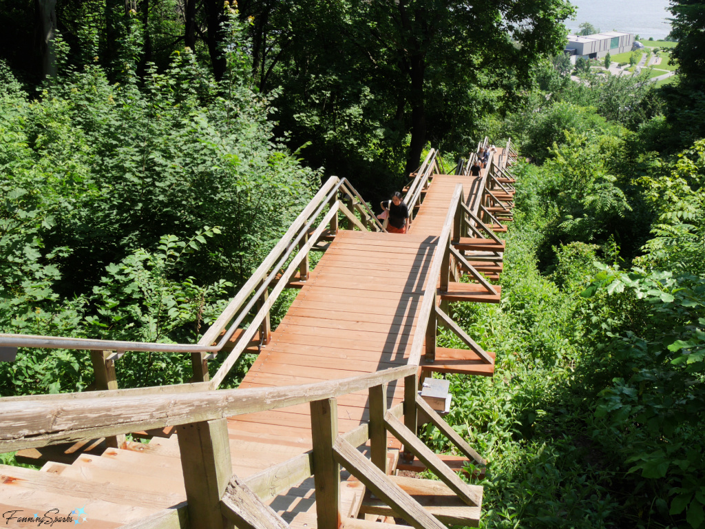 Cap-Blanc Stairs in Québec City @FanningSparks