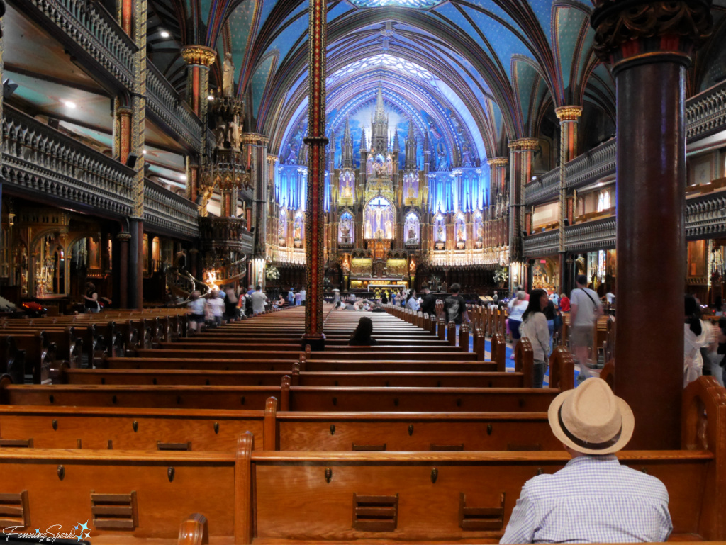 Nave in Basilique Notre-Dame de Montréal @FanningSparks