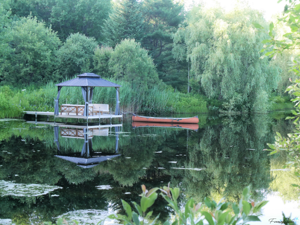 Serene Setting at Domaine Jolivent in Lac-Brome   @FanningSparks