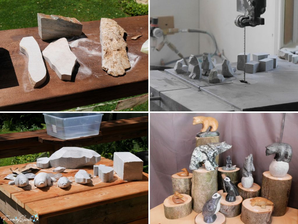 Soapstone Sculpting by Ross Parkinson   @FanningSparks