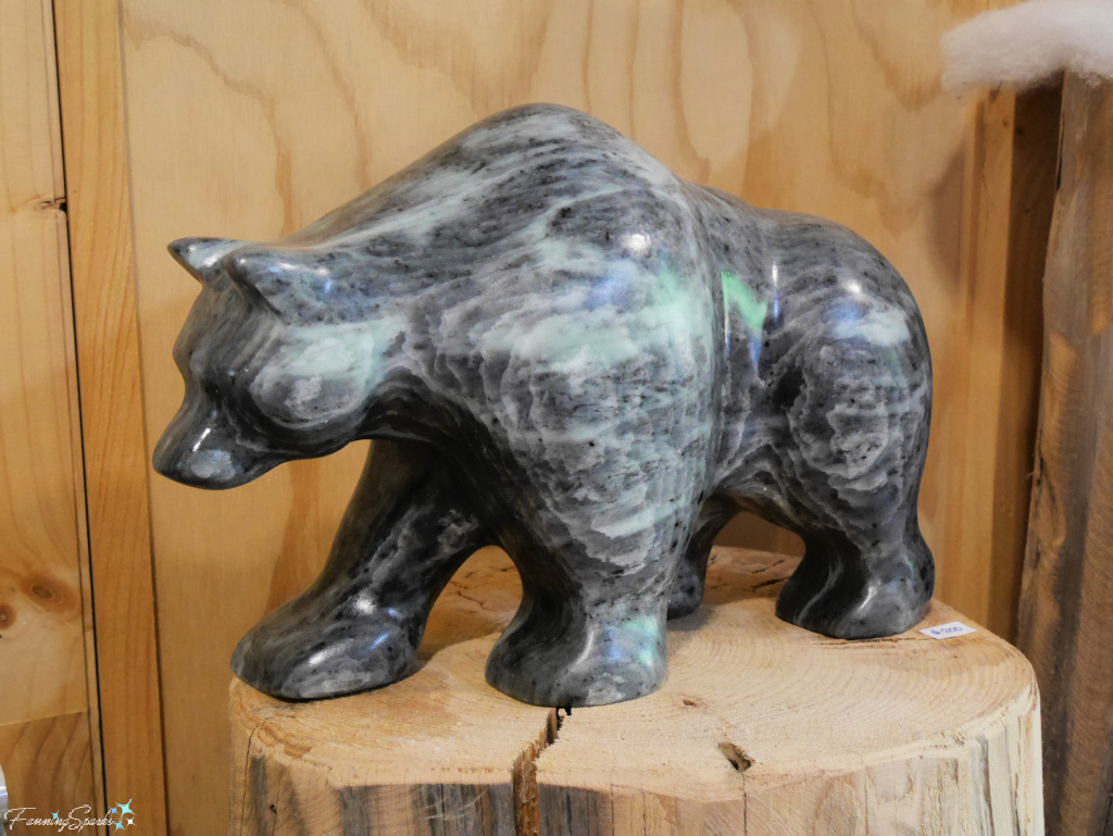 Soapstone Sculpture of Bear by Ross Parkinson   @FanningSparks
