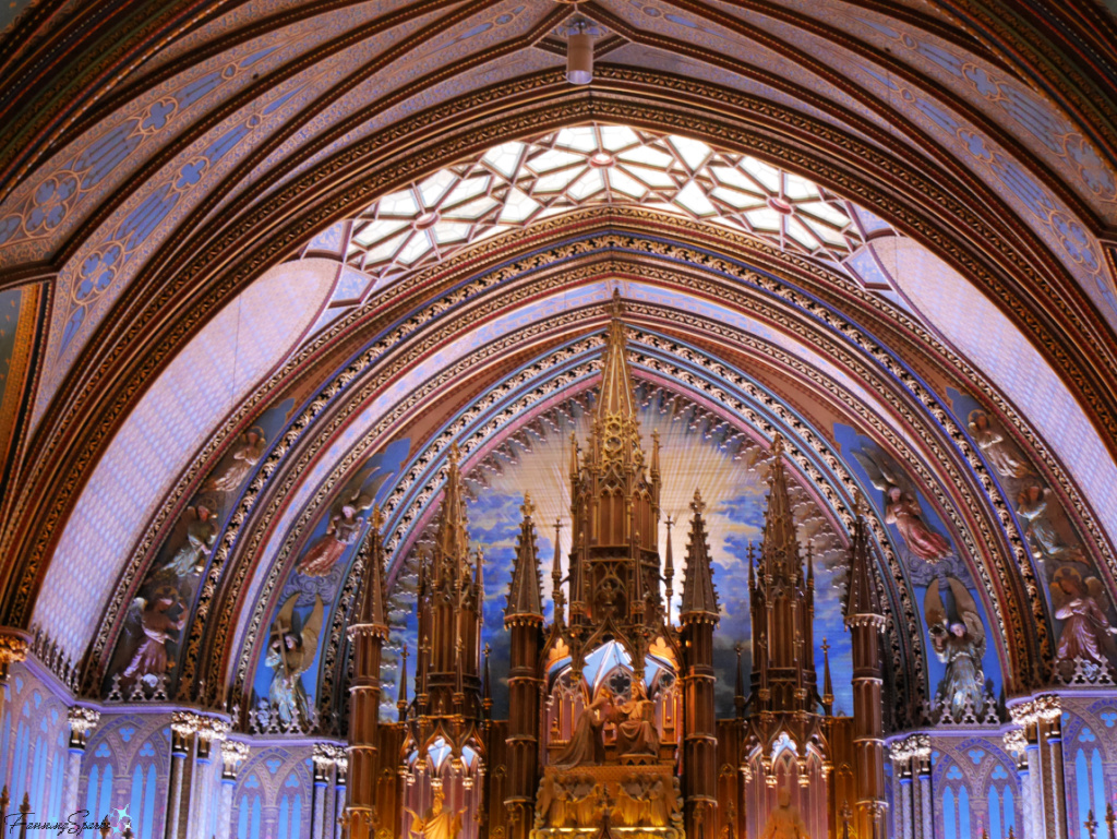 Vaulted Ceiling in Basilique Notre-Dame de Montréal   @FanningSparks