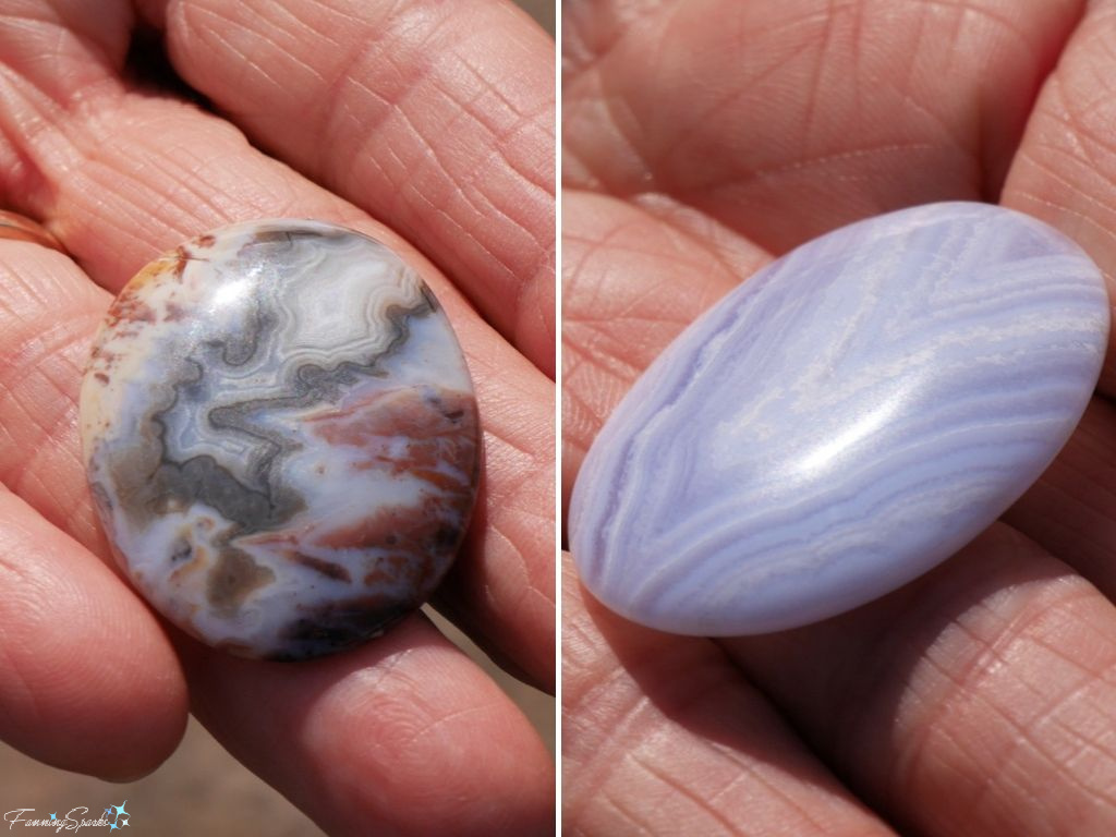 Agate Cabochons on Journey into Gemstones Tour with Fundy Treasures    @FanningSparks