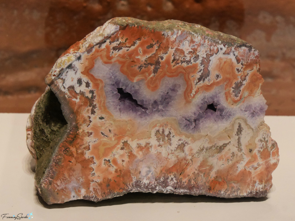 Large Agate Specimen at Fundy Geological Museum in Parrsboro   @FanningSparks