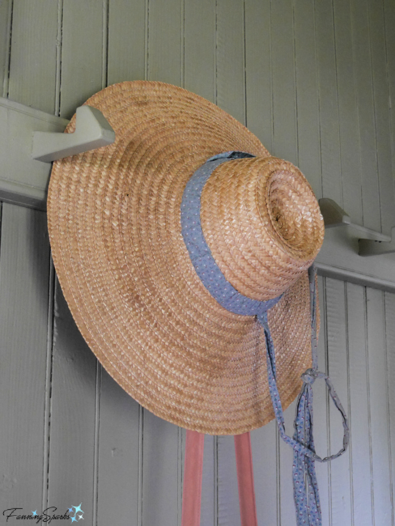 Large-Brimmed Straw Hat at Ross Farm Museum @FanningSparks