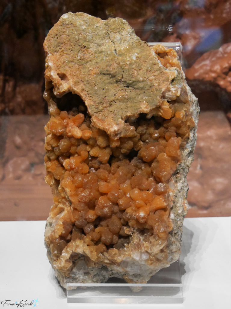 Large Stilbite Specimen at Fundy Geological Museum in Parrsboro   @FanningSparks