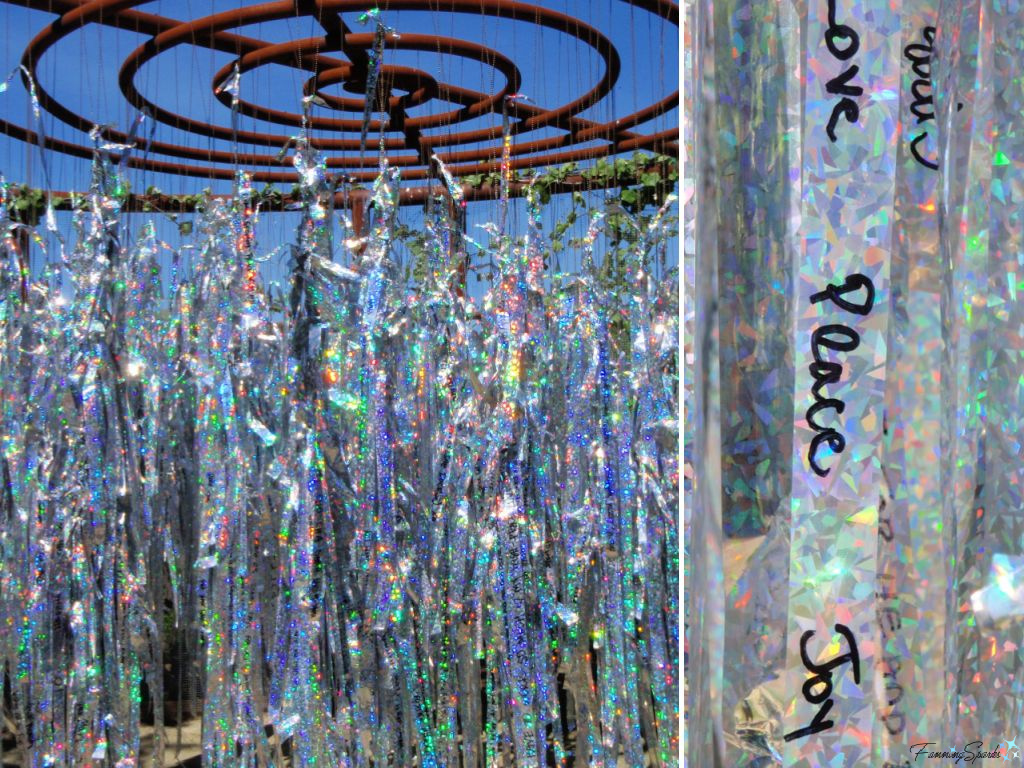 Message Frame in Wishing Garden at Cornerstone Gardens   @FanningSparks