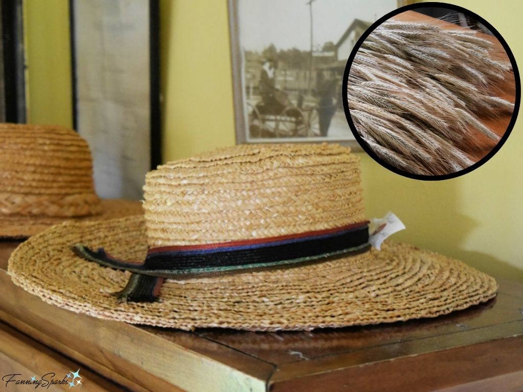 Rye Straw with Finished Straw Hat   @FanningSparks