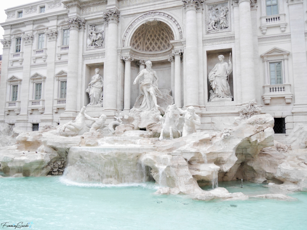 Taming of the Waters on the Trevi Fountain in Rome Italy   @FanningSparks